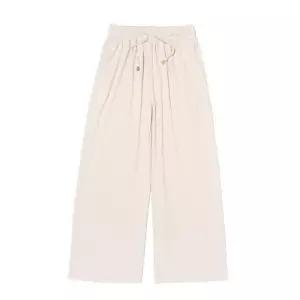 [로아드로아]소프트 와이드 밴딩팬츠 (아이보리)