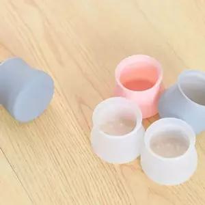 [골드스마일]실리콘 의자 발 커버 원형 4p 의자발캡