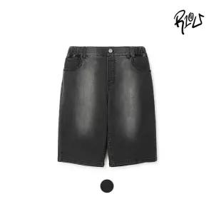 [레노마키즈]주니어 브러쉬워싱5부데님팬츠 초등 남아 여아청반바지(2421Q212)_CJ