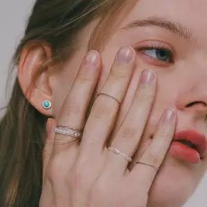 [제이로렌]제이로렌 호마이카 진주 반지 세트 R0701