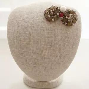 [제이로렌]바이데이지 루비 진주 침수정 브로치 Bb0456