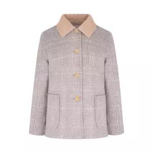 [샤트렌][샤트렌] 니트카라 탈착 핸드메이드 코트_HCCWJK803