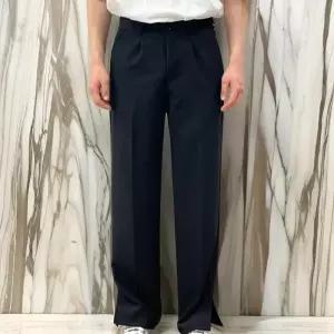 [옷자락]남자 9부 슬랙스 뒷밴딩 정장바지 결혼식 팬츠