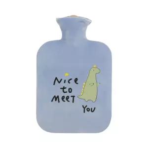 싸파 다이노소어 보온 물주머니 블루 2L 학생 캠핑 야외 따뜻한 손난로 워터 물손