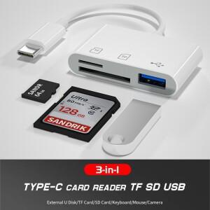 USB C타입 어댑터  TF  SD 카드 리더기  메모리 macbook 호환  samsung 호환  HUAWEI호환  샤오미호환  노