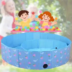 모래 물 배수구 접이식 파랑 볼풀장 플레이매트 유아용 신체발달 행복매트