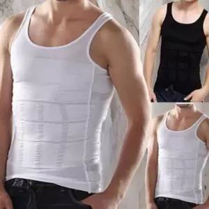 [옷자락]남자 여유증 압박나시 똥배 체형커버 티셔츠