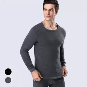 [다잇템]남성 미니멀리즘 U넥 투피스 데일리 내복 세트