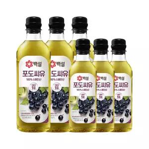 백설 포도씨유 900ml x3개+500ml x3개