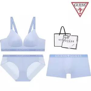 [백화점 정품] 25FW 게스 언더웨어 [선물포장] 메쉬 노와이어 커플속옷세트 BRBPDR211BU