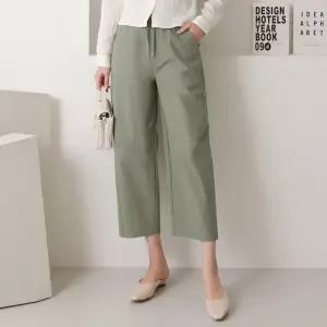 [유야]여성 쿨 스판 편한 밴딩 7부 8부 배기바지 키작녀 -FPN0572- 봄 여름