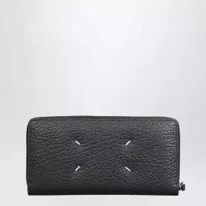 메종마르지엘라 포 스티치 집어라운드 가죽 지갑 S56UI0110P4455 T8013