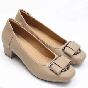 [하프클럽/더힐]더힐슈즈 장식 통굽 여성여자 구두 정장화 펌프스 5cm smm3001