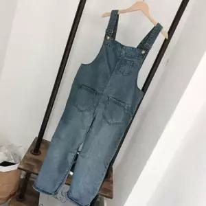 여성 데일리 캐주얼 멜빵 청바지 데님 바지 나들이룩