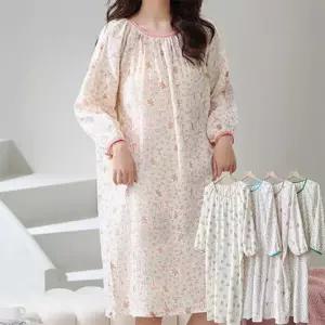 [로즈엘리]시원한 요루면 롱원피스 잠옷 여름 홈웨어 원피스 4컬러 2026