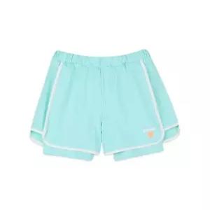 [올리반]하트돌핀일체형반바지레깅스(라이트블루)