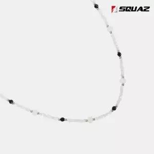 [스콰즈]스콰즈 심플 비즈 원석 목걸이 구슬 패션 악세사리 SIDA217