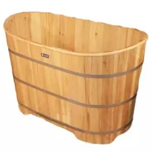 반신욕 욕조 간이 히노끼탕 편백나무 원목색상 접이식욕조 이동식 목욕 반신욕기 대형