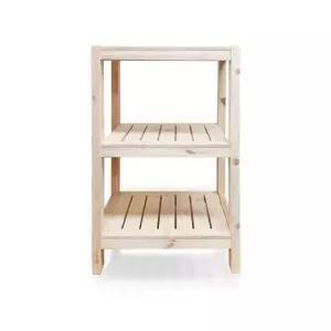 [무료배송] 파인 우드렉 3단선반400 DIY 원목 모듈선반 수납장 신발정리대 슈즈렉