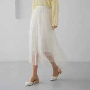 [마담4060]엄마옷 마담4060 망사셔링밴딩스커트 중년여성 데일리 치마 -RSK2603004-