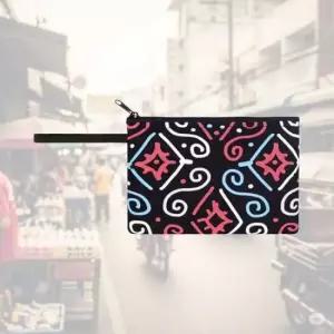 태국 나라야 면 클러치 아라베스크