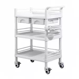 의료용 트롤리 진찰 장비 수술 핸드카 선반 진료소 미용 수납함