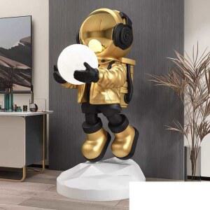 인 피규어 비 소품 모형 전시회 골드80cm 과학