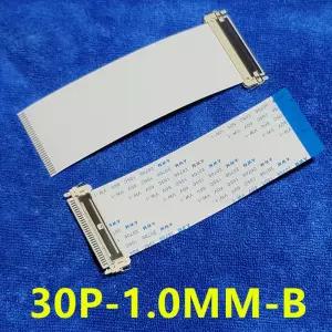 30핀케이블 플랫 케이블 FFC 30 핀 10 피치 Oppsite 방향 TTL LCD 모니터 길이