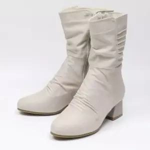 [다잇템]여성 숏부츠 블록힐 일상용 발목부츠 부츠 (47531624)