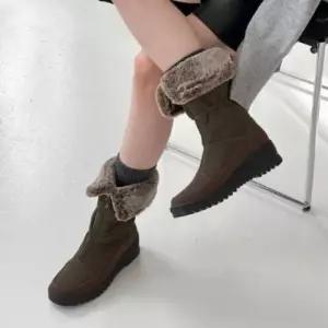 [다잇템]여성 패딩 보온 일상용 신발 (47531590)