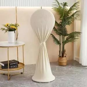 [SBD] 스탠드팬 보호 선풍기 커버 사용 덮개 보관용 아이보리색 편리한