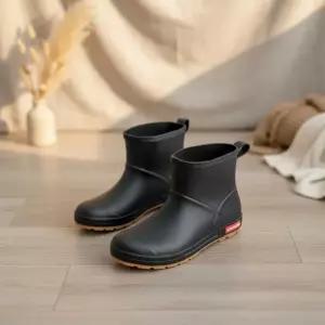 [옷자락]남녀공용 기본형 방수 숏레인부츠