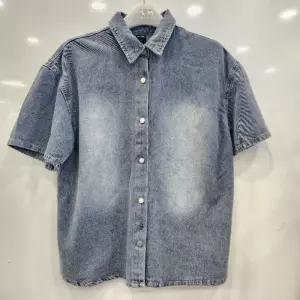HC07 루즈핏 워싱   데님 셔츠 루즈핏 워싱   데님 셔츠 APK1U302GST
