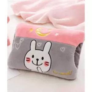 충전식 핸드워머 핫팩 핫워터 쿠션 인형 난로 찜질기 온수팩 토끼 온수 복부