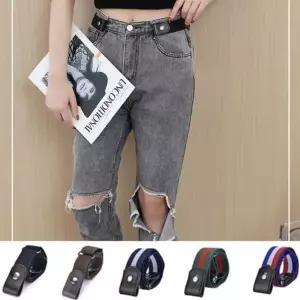 노버클프리벨트 남성용 여성용 버클없는 허리띠 벨트 WFJ6305