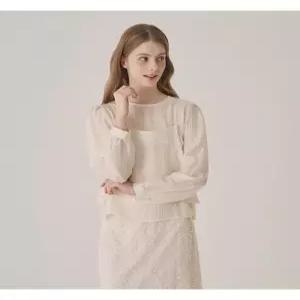 [숲][숲] 시스루 뷔스티에 블라우스 세트 (SB8TXE1)