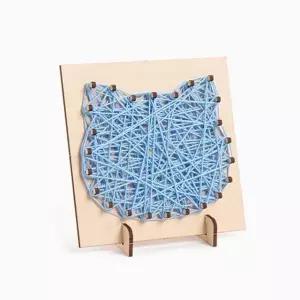 나무조각 동물 스트링아트 만들기 단품 (고양이)