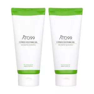 아토99 편백수 병풀 시카 진정 쿨링 수딩 젤 200ml x 2개 끈적임 없는 민감성 저자극 피부 온도 수분 케어
