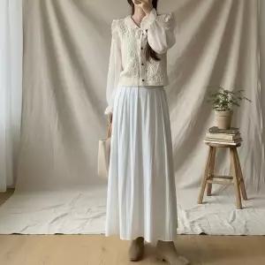 [다잇템]여성용 일상 긴치마 여성스러운 바스락 (47350824)