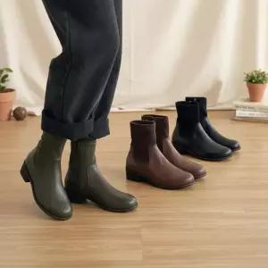 [다잇템]여성 니트삭스 앵클로우힐 가을겨울 부츠 (47361447)