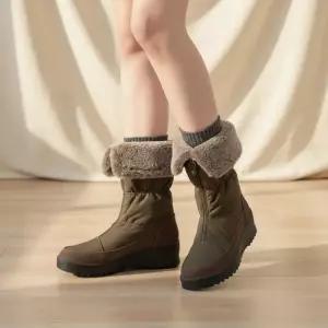 [다잇템]여성용 포근한 일상용 패딩 부츠 (47361384)