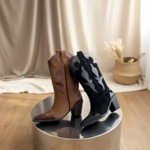 [다잇템]여성 부츠 카우보이 클래식 미들슈즈 (47359210)