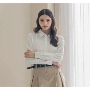 [숲][숲] 베이직 히든 버튼 블라우스 (SB2LSE1)