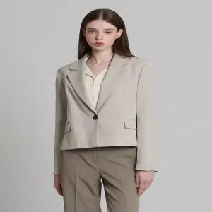 [르샵][르샵(LeShop)] 크롭 싱글 자켓 (택가격 199000원)