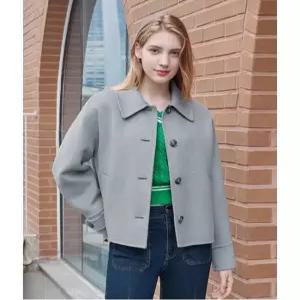 [숲](SOUP) 핸드메이드 스탠 칼라 싱글 재킷 (SZAJK90)