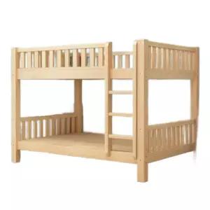 2층침대 이층 침대 프레임 슈퍼싱글 학생 원목 ss 매트제외 착불배송 가드형 자작원목