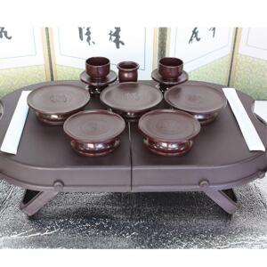 제기세트 용 휴대용 차례상 우성공예 14P 추석 용품 설 성묘 제수용품