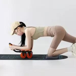 뱃살 운동기구 복근 코어 롤아웃 다이어트 무소음 슬라이더 헬스용품