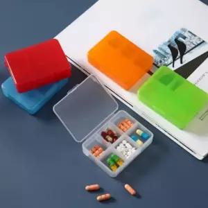 알약용기 탈부착 약통 6칸알약케이스 영양제 소분 약보관 6칸 알약 소분통