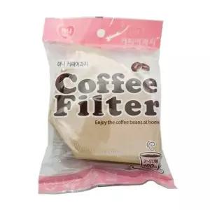 커피필터 하니 커피여과지 100매 2인-5인용 핸드드립